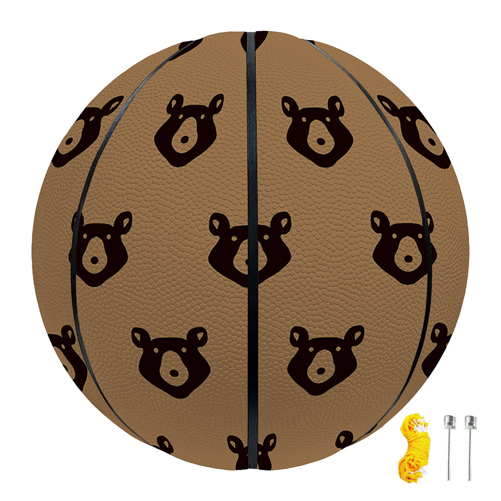 Grizzly Bear Pattern Print Basketball