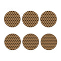 Grizzly Bear Pattern Print Coaster Set