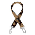 Grizzly Bear Pattern Print Dog Seat Belt