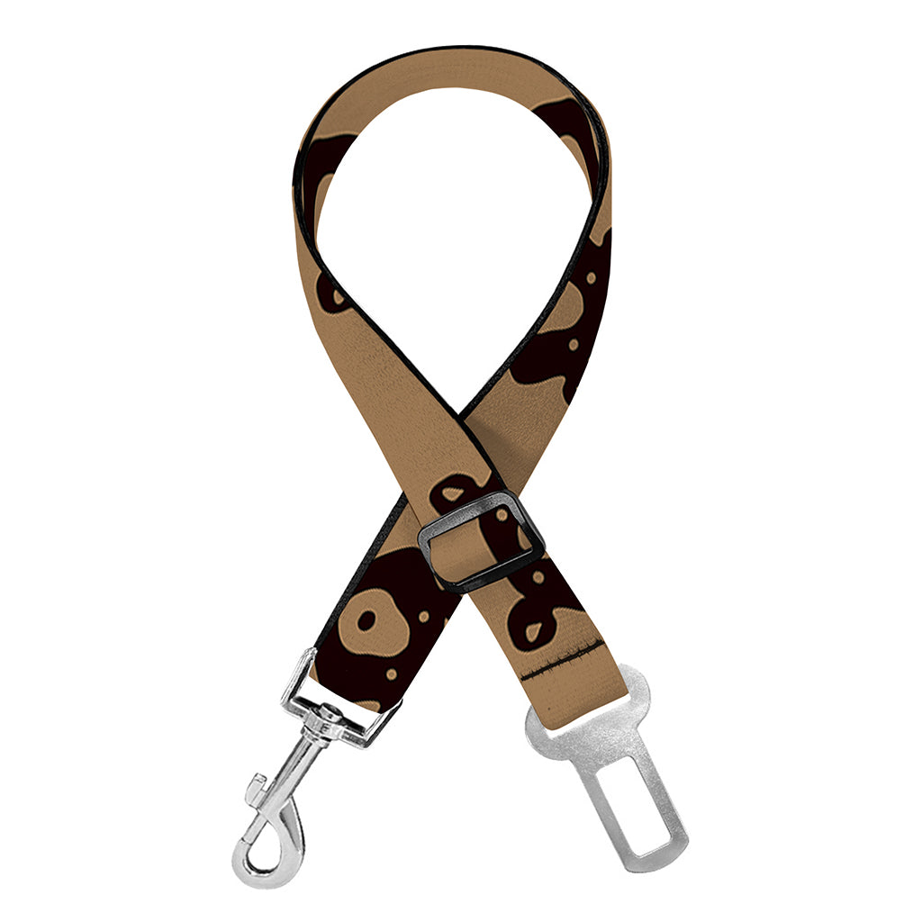 Grizzly Bear Pattern Print Dog Seat Belt
