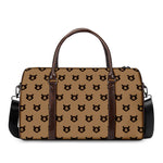 Grizzly Bear Pattern Print Duffle Bag