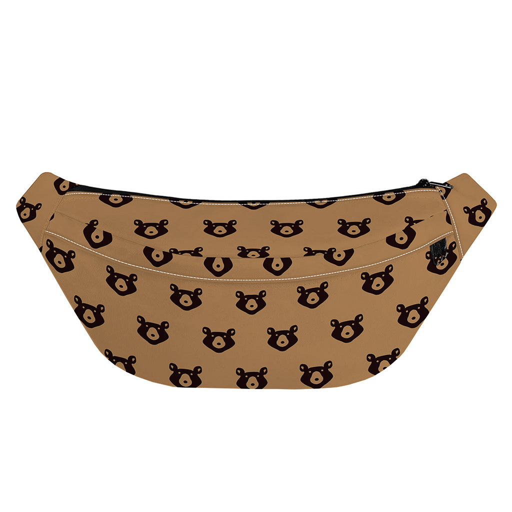 Grizzly Bear Pattern Print Fanny Pack