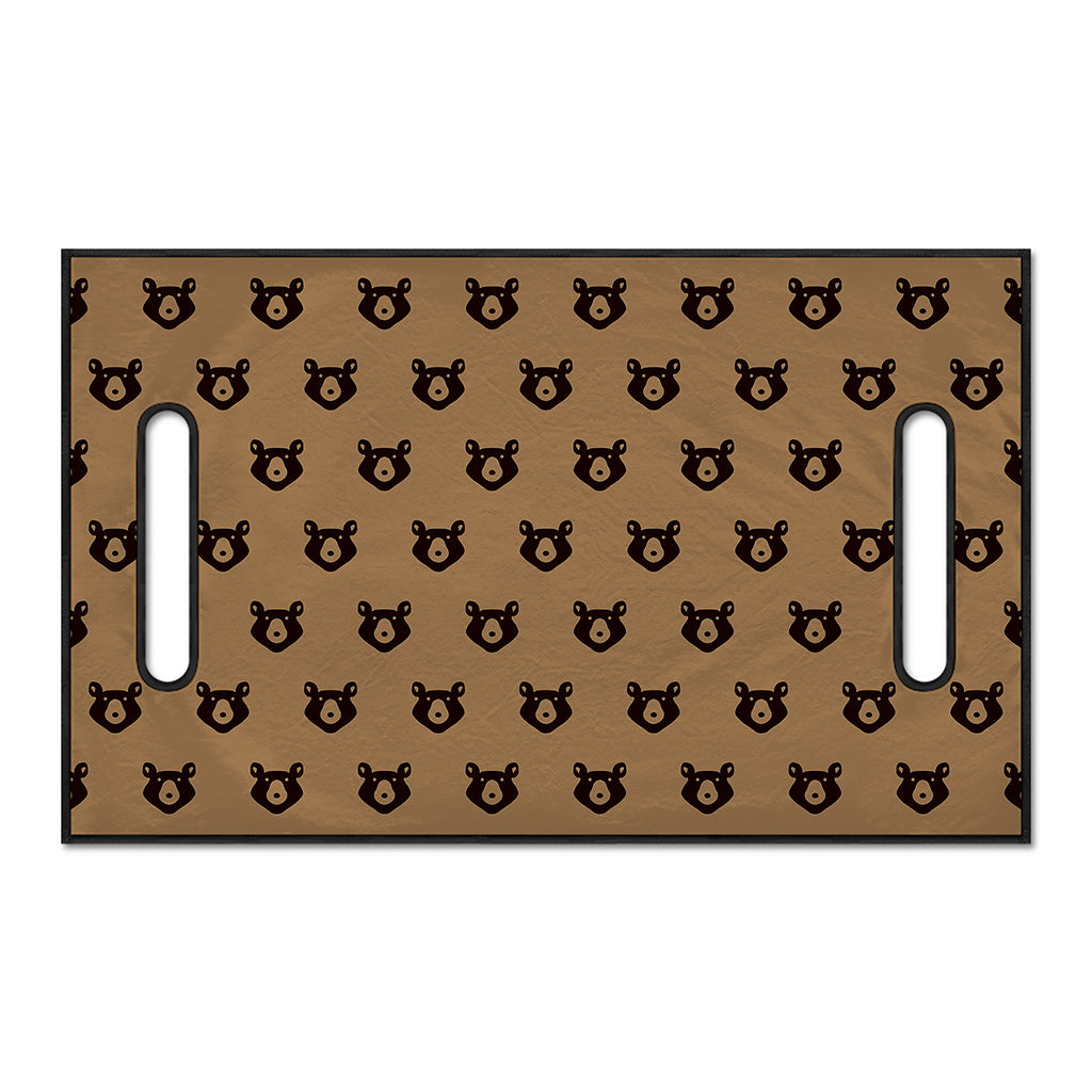 Grizzly Bear Pattern Print Golf Cart Seat Cover