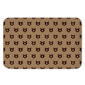 Grizzly Bear Pattern Print Indoor Door Mat