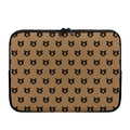 Grizzly Bear Pattern Print Laptop Sleeve