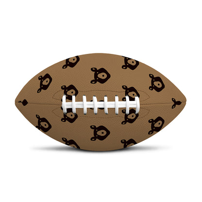 Grizzly Bear Pattern Print Rugby Ball