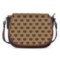 Grizzly Bear Pattern Print Saddle Bag