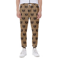 Grizzly Bear Pattern Print Joggers