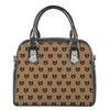 Grizzly Bear Pattern Print Shoulder Handbag