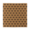 Grizzly Bear Pattern Print Silk Bandana