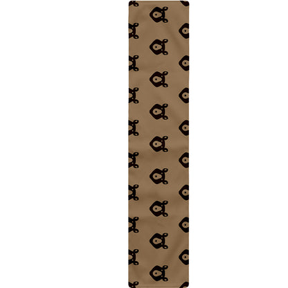 Grizzly Bear Pattern Print Table Runner