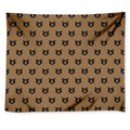 Grizzly Bear Pattern Print Tapestry
