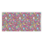 Groovy Girly Peace Pattern Print Beach Towel