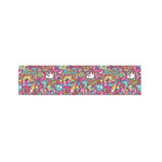 Groovy Girly Peace Pattern Print Bed Runner