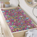 Groovy Girly Peace Pattern Print Changing Pad Cover