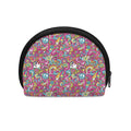 Groovy Girly Peace Pattern Print Coin Purse