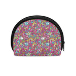 Groovy Girly Peace Pattern Print Coin Purse