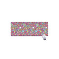 Groovy Girly Peace Pattern Print Extended Mouse Pad