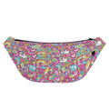 Groovy Girly Peace Pattern Print Fanny Pack