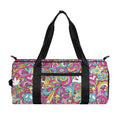 Groovy Girly Peace Pattern Print Gym Bag