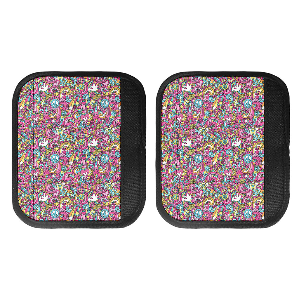 Groovy Girly Peace Pattern Print Handle Covers