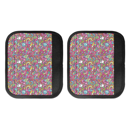 Groovy Girly Peace Pattern Print Handle Covers