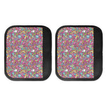 Groovy Girly Peace Pattern Print Handle Covers
