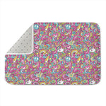 Groovy Girly Peace Pattern Print Indoor Door Mat