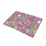 Groovy Girly Peace Pattern Print Pet Cooling Mat Cover