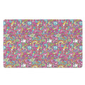 Groovy Girly Peace Pattern Print Polyester Doormat