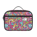 Groovy Girly Peace Pattern Print Portable Lunch Bag