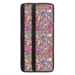 Groovy Girly Peace Pattern Print Refrigerator Handle Covers
