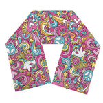 Groovy Girly Peace Pattern Print Scarf