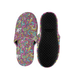 Groovy Girly Peace Pattern Print Slippers