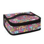 Groovy Girly Peace Pattern Print Small Lunch Bag