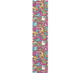 Groovy Girly Peace Pattern Print Table Runner