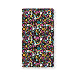 Groovy Hippie Peace Pattern Print Baby Crib Sheet