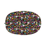 Groovy Hippie Peace Pattern Print Car Side Mirror Covers