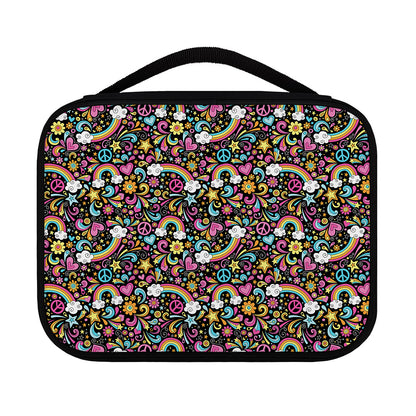 Groovy Hippie Peace Pattern Print Classic Bible Case
