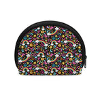Groovy Hippie Peace Pattern Print Coin Purse