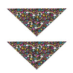 Groovy Hippie Peace Pattern Print Dog Bandana