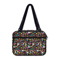 Groovy Hippie Peace Pattern Print Double Strap Bible Bag