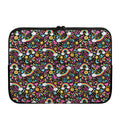 Groovy Hippie Peace Pattern Print Laptop Sleeve