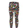 Groovy Hippie Peace Pattern Print Men's leggings