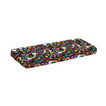 Groovy Hippie Peace Pattern Print Piano Keyboard Cover