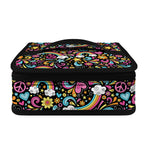 Groovy Hippie Peace Pattern Print Small Lunch Bag