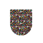 Groovy Hippie Peace Pattern Print Toilet Lid Cover