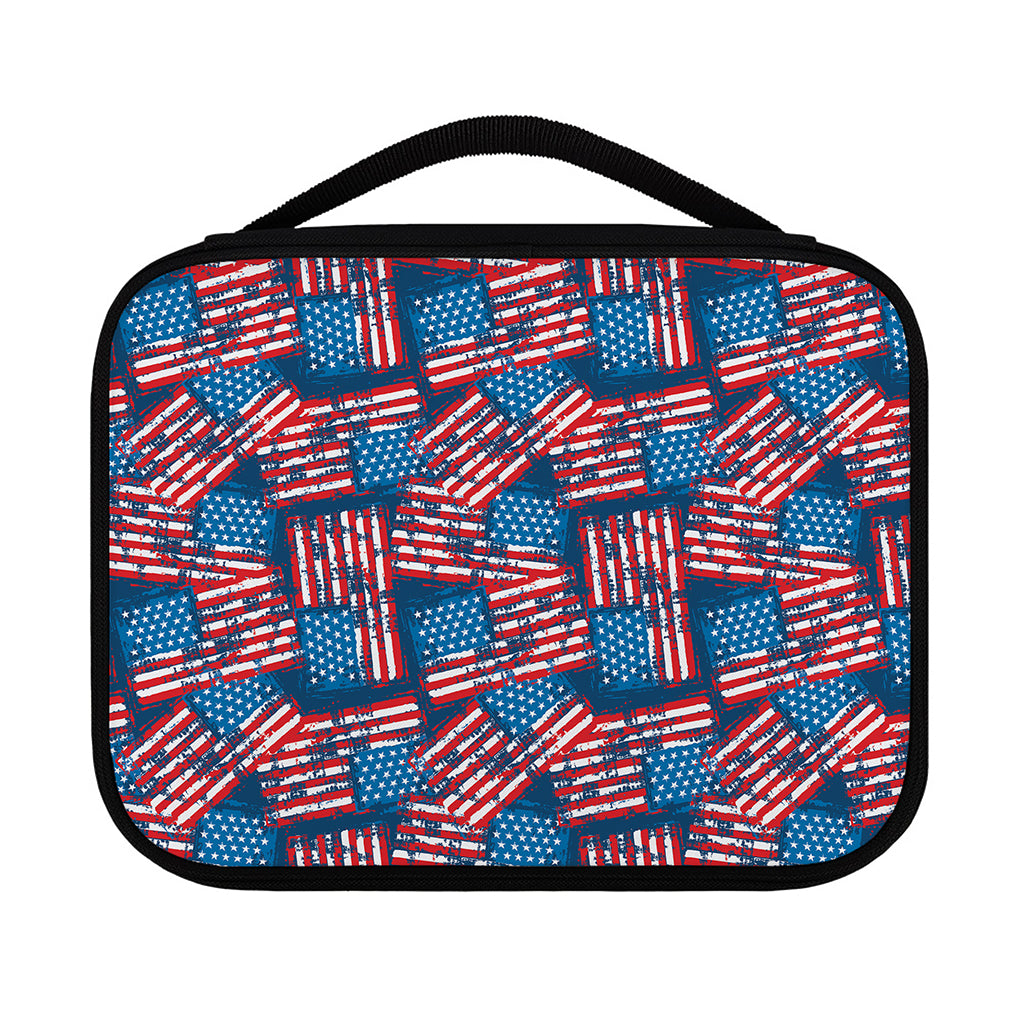 Grunge American Flag Pattern Print Classic Bible Case