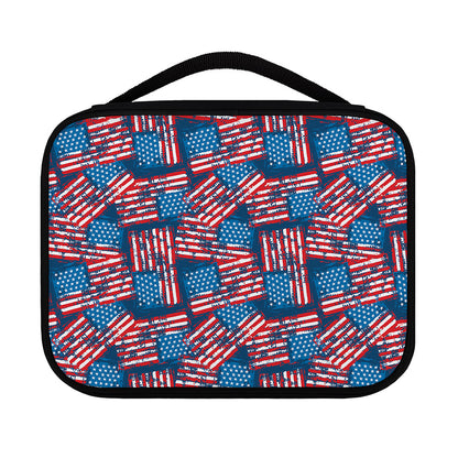 Grunge American Flag Pattern Print Classic Bible Case