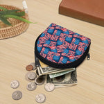 Grunge American Flag Pattern Print Coin Purse